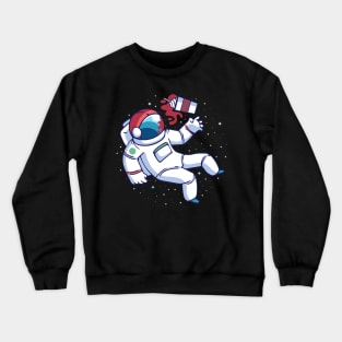 Astronaut frappucino Crewneck Sweatshirt